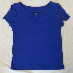 Rafaella Purple Short Sleeve Top - M